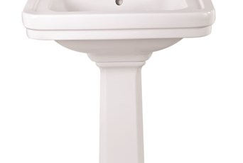 imperial bathroom  ​Chelsea stor vask m. pedestal 61 x 49 x 82,8  3  huls for armatur. 9.995,00 NU 4.900,00. KAN IKKE SENDES